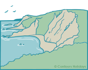 Art of the rugged coastlind of the SWCP on Cornwall's Atlantic Coast - North.