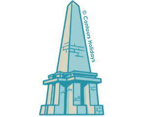 Stoodley Pike, a major landmark on the Pennine Way trail running holiday.